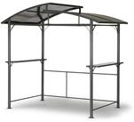 Leco Grillpavillon "XXL", (Dach aus 6 mm Polycarbonat Stegplatten, mit Dach aus