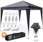 Casaria Pavillon, Pop-Up 300x300 cm Witterungsbest&auml;ndig UV-Schutz 50+ inkl. Tasche