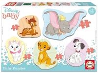 Educa Puzzle, Disney, Baby Puzzleset mit 5 Puzzles ab 24 Monaten, Bambi, Dumbo,