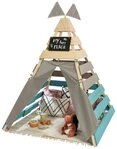 MUDDY BUDDY&reg; Spielhaus Tipi-Zelt Dreamer, Holzschutz vorbehandelt, BxTxH: