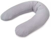 Theraline Stillkissen Dodo Pillow Premium - Grau, 2-tlg., Schwangerschaftskissen 180