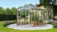 Vitavia Gew&auml;chshaus Pi 9000, mit Stahlfundamentrahmen, BxTxH: 336 x 383,3 x...