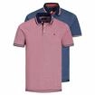 Poloshirt JACK & JONES "Poloshirt JJEPAULOS POLO 2PK 2er Pack", Herren, Gr. M, rot