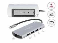 Delock USB Type-C Dockingstation mit M.2 Slot - 4K HDMI / USB /......
