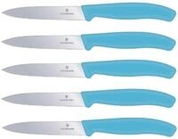 Victorinox 5-tlg Gem&uuml;semesser Set Swiss Classic - 10 cm ohne Wellenschliff
