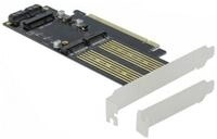 Delock DeLOCK PCIe x16 Karte > 1 x M.2 Key B + 1 x NVMe Computer-Adapter