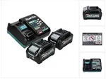 Makita Power Source Kit 40 V max. (191L77-9) mit 2x BL 4040 Akku 4,0 Ah...