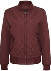 URBAN CLASSICS Allwetterjacke Urban Classics Damen Ladies Diamond Quilt Nylon...