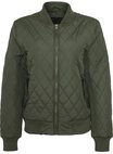 URBAN CLASSICS Allwetterjacke Urban Classics Damen Ladies Diamond Quilt Nylon...