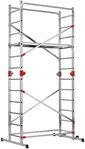 Hailo Vielzweckleiter G60 (1-St), Aluminium-Multifunktionsger&uuml;st 2x12 Sprossen