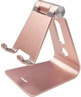 HELIT Smartphone-Halterung 1 Handyst&auml;nder "the lite stand" Alu 7,4x7,9x10cm rosegold