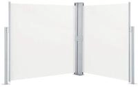 vidaXL Seitenmarkise Ausziehbare Seitenmarkise Creme 140 x 600 cm (1-St)