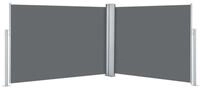 vidaXL Seitenmarkise Ausziehbare Seitenmarkise Anthrazit 100 x 1000 cm