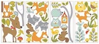 HCM KINZEL Wandtattoo Wandtattoos Fuchs und Freunde 25,4x45,7cm