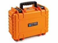B&W International Fotorucksack B&W Case Type 3000 RPD orange mit Facheinteilung