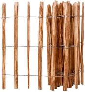 vidaXL Gartenzaun Staketenzaun Haselnussholz 90x500 cm, (1-St)