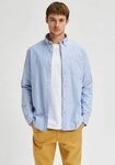 Selected Langarmhemd SLHREGRICK-OX SHIRT LS NOOS Baumwolle, regular fit