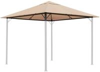 Quick Star Pavillon-Ersatzdach Nizza, 297 x 297 cm (Beige, 3 x 3 m), Mit