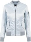 URBAN CLASSICS Allwetterjacke Urban Classics Damen Ladies Satin Bomber Jacket...