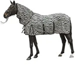 HKM Pferde-Fliegendecke HKM Fliegendecke mit Halsteil -Zebra- mit Bauchlatz