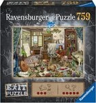 Ravensburger Puzzle EXIT, Das K&uuml;nstleratelier, 759 Puzzleteile, Made in Germany