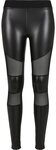 URBAN CLASSICS Leggings Urban Classics Damen Ladies Tech Mesh Faux Leather...