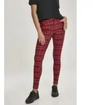 URBAN CLASSICS Stoffhose Urban Classics Damen Ladies Skinny Tartan Pants (1-tlg)