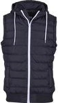 URBAN CLASSICS Jerseyweste Urban Classics Herren Small Bubble Hooded Vest (1-tlg)