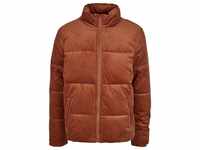 URBAN CLASSICS Winterjacke Herren Boxy Corduroy Puffer Jacket (1-St), braun
