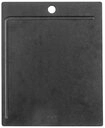 NXT Board Schneidebrett schwarz mit Saftrille L-Form, Holzpapierfaser, (1-St), aus