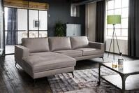 KAWOLA Ecksofa BLOOM, Couch L-Form rechts oder links Leder verschiedene Farben