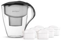 perlopur Wasserfilter PearlCo Wasserfilter Astra LED Anthrazit Inkl. 6