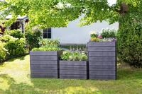 GARANTIA Hochbeet Ergo Quadro L / 645117 (Set, je 4 Elemente mit einer Gesamth&ouml;he