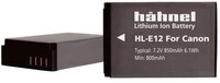 H&auml;hnel Fototechnik H&auml;hnel Fototechnik HL-E12 Kamera-Akku ersetzt Original-Akku