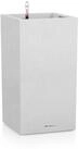 Lechuza&reg; Pflanzk&uuml;bel Pflanzs&auml;ule Canto Stone 40 high quarzwei&szlig; (Komplettset)
