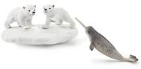 Schleich&reg; Spielfigur 42531 Wild Life Eisb&auml;ren-Rutschpartie