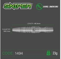 Winmau Dartpfeil Winmau Sniper Steeldart 1008-23 g