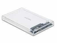 Delock Festplatten-Gehäuse 42621 - Externes Gehäuse für 2.5 SATA HDD / SSD...