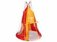Relaxdays Zelt für Nestschaukel rot/orange