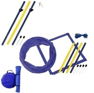Schecker Agility-Slalom Dog Agility Starter Set, Kunststoff, (7-tlg)