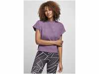URBAN CLASSICS T-Shirt Urban Classics Damen Ladies Short Pigment Dye Cut On...