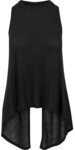URBAN CLASSICS Yoga & Relax Shirt Urban Classics Damen Ladies HiLo Viscose Top