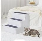 PawHut Haustiertreppe 3 Stufen Tiertreppe Katzentreppe Hundetreppe...