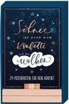Ars Edition Adventskalender Schnee ist auch nur Konfetti aus den Wolken