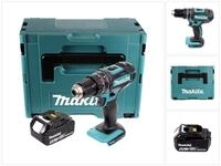 Makita Akku-Schlagbohrschrauber DHP 482 M1J Akku Schlagbohrschrauber 18 V 62 Nm...