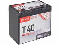 accurat 24V 40Ah LiFePO4 Lithium Batterie 1024Wh BMS Akku Batterie, (24 V V)
