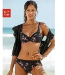 LASCANA B&uuml;gel-Bikini mit gebl&uuml;mtem Print