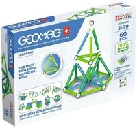 Geomag&trade; Lernspielzeug 60 tlg. magnetisches Konstruktionsspielzeug. Schwerkraft +