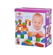 Eichhorn Bunte extra gro&szlig;e Baby Holzbausteine Holzbaukasten, (50 St),