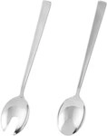 R&Ouml;SLE Salatbesteck (Set, 2-tlg), Servieren von Lebensmittel, Edelstahl 18/10,
